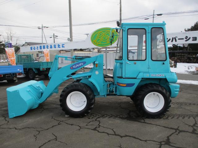 日本 クボタ　ＲＡ５０１　４ＷＤ　稼働時間２３４６ｈｒｓ　中古チェーン２本　ヒーター　全塗装済（8枚目）