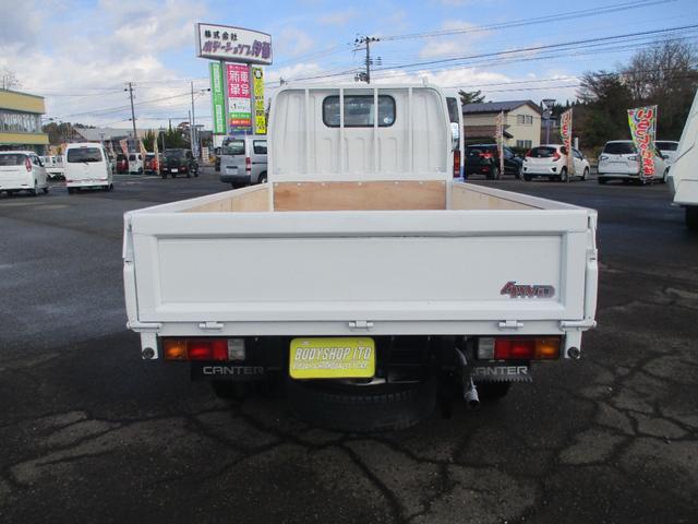キャンター 全低床　４ＷＤ　荷台塗装済　荷台床板張替済　最大積載量１５００ｋｇ（6枚目）