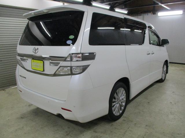 ヴェルファイア 2.4Z 4WD ワンオーナー 社外ナビ・TV 後席フリップダウンモニター バックカメラ 中古スタッドレス+アルミ(4枚目)