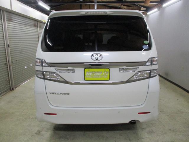 ヴェルファイア 2.4Z 4WD ワンオーナー 社外ナビ・TV 後席フリップダウンモニター バックカメラ 中古スタッドレス+アルミ(5枚目)