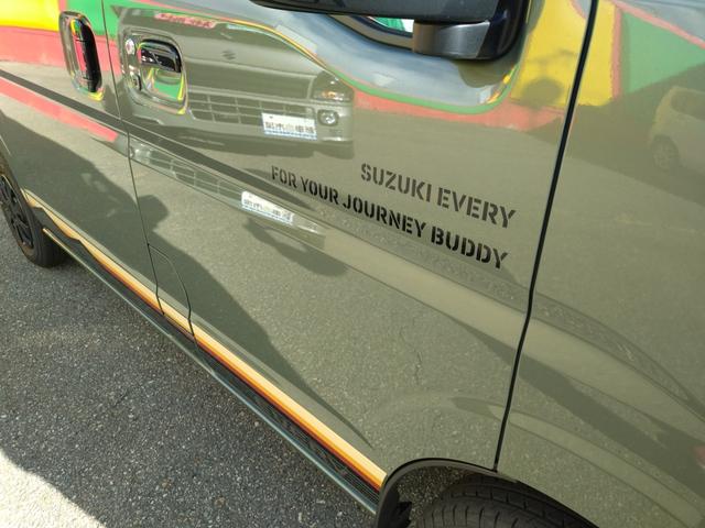 エブリイ Jリミテッド ターボ 4WD 届出済未使用車 新品Bluetooth対応ナビ デュアルカメラブレーキ LEDヘッドライト オートライト キーレスプッシュスタート 両側パワースライドドア シートヒーター(12枚目)