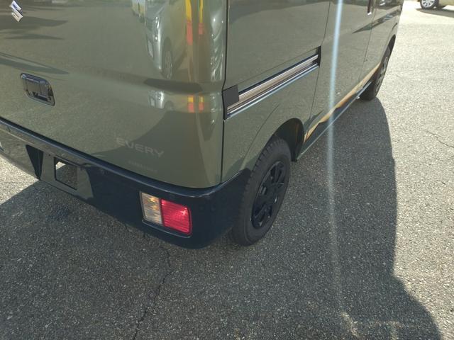 エブリイ Jリミテッド ターボ 4WD 届出済未使用車 新品Bluetooth対応ナビ デュアルカメラブレーキ LEDヘッドライト オートライト キーレスプッシュスタート 両側パワースライドドア シートヒーター(25枚目)