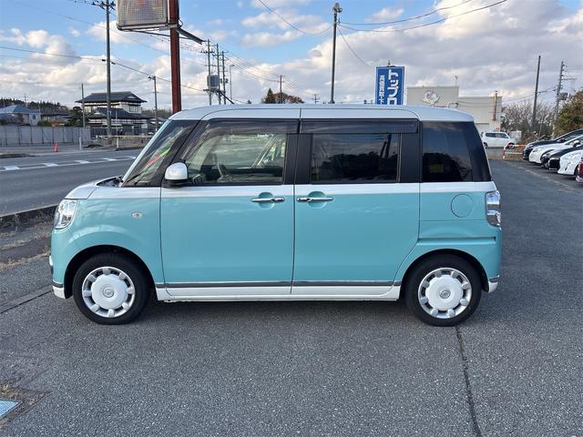 ムーヴキャンバス Ｘメイクアップリミテッド　ＳＡＩＩＩ　４ＷＤ／スマートアシスト／純正ナビ／フルセグＴＶ／パノラマモニター／Ｂｌｕｅｔｏｏｔｈ　Ａｕｄｉｏ／ＤＶＤ再生／両側パワースライドドア／プッシュスタート／スマートキー／オートライト／オートライト（8枚目）