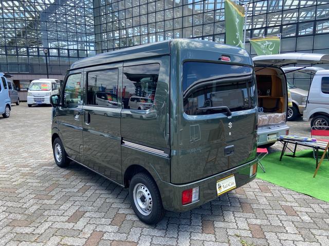 エブリイ ＰＡリミテッド　キャンピング仕様　登録済未使用車　ＣＶＴ　４ＷＤ　ちょいＣａｍ寝るだけキット　レーダーブレーキ　キーレス　クリアランスソナー　エアコン　パワーステアリング　前席パワーウインドウ（9枚目）