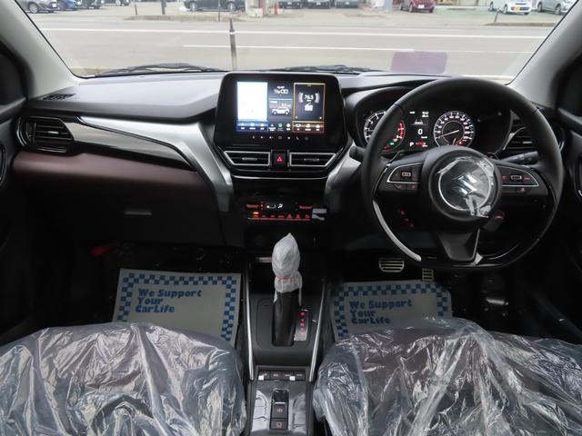 フロンクス ベースグレード 4WD 登録済未使用車 全周囲カメラ 9インチナビ AppleCarplay 全車速追従クルコン クリアランスソナー BSM ブレーキホールド HUD 突軽減ブレーキ シートヒーター(10枚目)