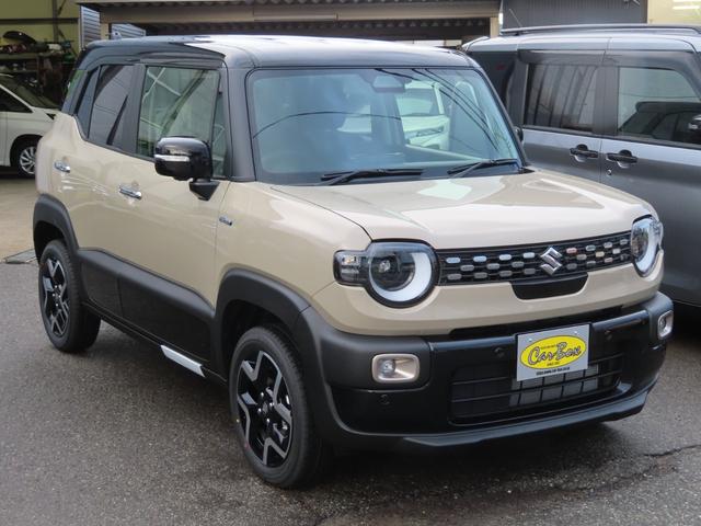 クロスビー ハイブリッドＭＺ　登録済未使用車　全周囲カメラ　９インチナビ　アップルカープレイ　ドラレコ（前後）ＥＴＣ　フロアマット　ドアバイザー　スタッドレスタイヤアルミホイール付　全車速追従クルコン　シートヒーター　ＢＳＭ（4枚目）