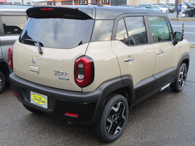 クロスビー ハイブリッドＭＺ　登録済未使用車　全周囲カメラ　９インチナビ　アップルカープレイ　ドラレコ（前後）ＥＴＣ　フロアマット　ドアバイザー　スタッドレスタイヤアルミホイール付　全車速追従クルコン　シートヒーター　ＢＳＭ（5枚目）