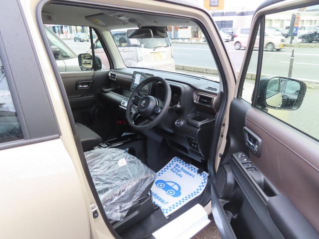 クロスビー ハイブリッドＭＺ　登録済未使用車　全周囲カメラ　９インチナビ　アップルカープレイ　ドラレコ（前後）ＥＴＣ　フロアマット　ドアバイザー　スタッドレスタイヤアルミホイール付　全車速追従クルコン　シートヒーター　ＢＳＭ（10枚目）