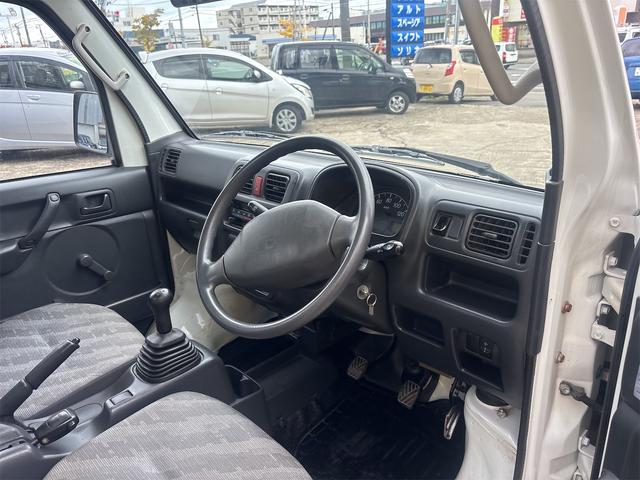 キャリイトラック KCエアコン・パワステ 4WD 軽トラック MT エアコン パワーステアリング 記録簿(12枚目)