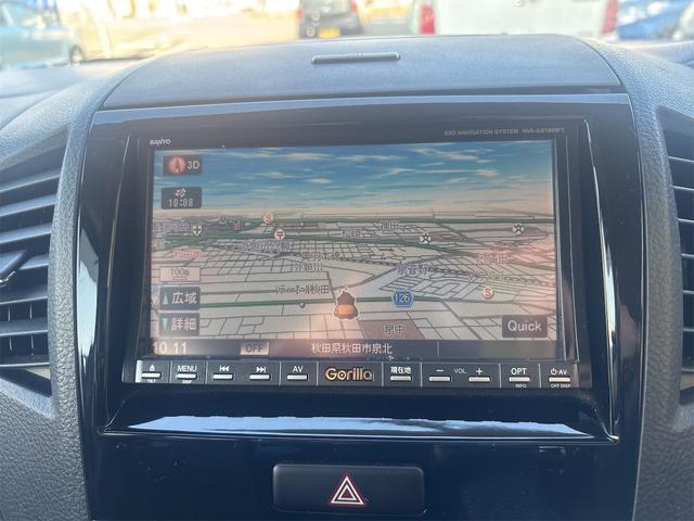 パレットＳＷ ＸＳ　４ＷＤ　両側スライド・片側電動　ナビ　オートライト　ＨＩＤ　スマートキー　シートヒーター　ベンチシート　ＣＶＴ　盗難防止システム　ＡＢＳ　ＣＤ　ＤＶＤ再生　アルミホイール　衝突安全ボディ　エアコン（5枚目）