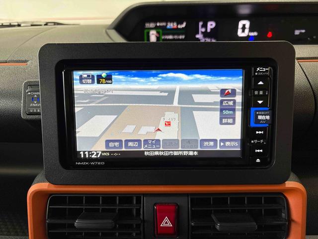 タント ファンクロス 純正ナビ LEDヘッドライト/フォグランプ オートエアコン/ライト/ハイビーム/電動ドアミラー ドライブレコーダー ETC コーナーセンサー 両側電動スライドドア 運転席・助手席シートヒーター(10枚目)