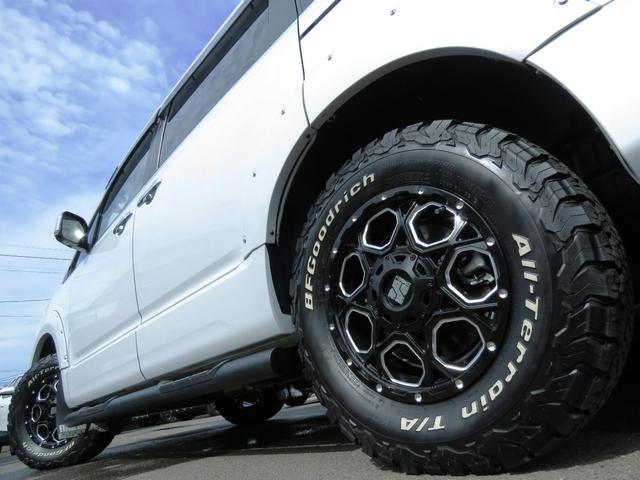 デリカＤ：５ Ｐ　アルパインビックＸ１１型ナビ＆１２．８型後席モニター◆ＥＴＣ２．０◆ＫＡＤＤＩＳルーフラック＆Ｒラダー＆トレイルヒッチ＆テールガード◆ＸＪ０６ホイール＆ＢＦＡＴタイヤ◆ＪＡＯＳオバフェン＆ＬＥＤグリル（14枚目）