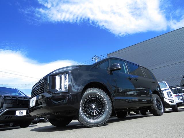 デリカＤ：５ ブラックエディション　本革シート４ＷＤターボＡｍｚカスタム／アルパインビックＸ１１型ナビＵＳＢ＆ＨＤＭＩ接続ユニット／全方位アラウンドモニター／新品ＢＦグッドリッチタイヤ／ＸＪ０８ホイール／衝突軽減ブレーキｅ－ＡＳＳＩＳＴ（3枚目）
