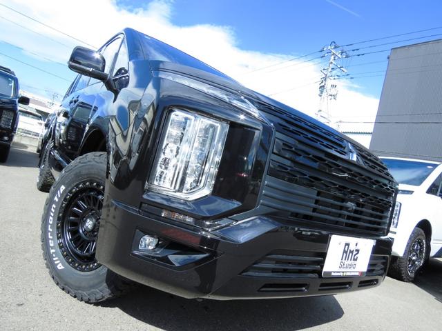 デリカＤ：５ ブラックエディション　本革シート４ＷＤターボＡｍｚカスタム／アルパインビックＸ１１型ナビＵＳＢ＆ＨＤＭＩ接続ユニット／全方位アラウンドモニター／新品ＢＦグッドリッチタイヤ／ＸＪ０８ホイール／衝突軽減ブレーキｅ－ＡＳＳＩＳＴ（7枚目）