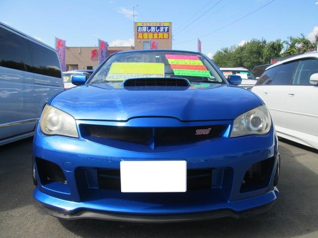 インプレッサ ＷＲＸ　ＳＴｉ　青森県内仕入れ　４ＷＤ　ターボ　６速ＭＴ　ローダウンサス　社外１７インチＡＷ　カロッツエリア製フルセグ対応メモリーナビ　カラーバックカメラ　社外ターボメーター　社外マルチメーター　ＥＴＣ　キーレスキー（2枚目）