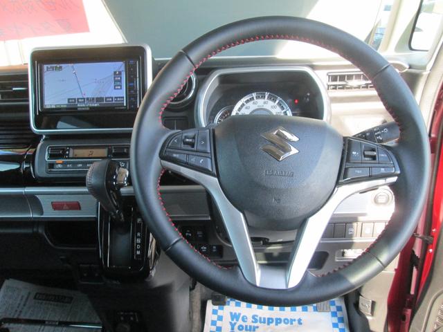 スペーシアカスタム ハイブリッドＸＳターボ　中部仕入れ　４ＷＤ　デュアルカメラブレーキサポート　両側電動スライドドア　フルセグ対応メモリーナビ　セレクトビューバックアイバックカメラ　ハーフレザーシート　純正１５ＡＷ　夏タイヤ新品　スマートキー（12枚目）