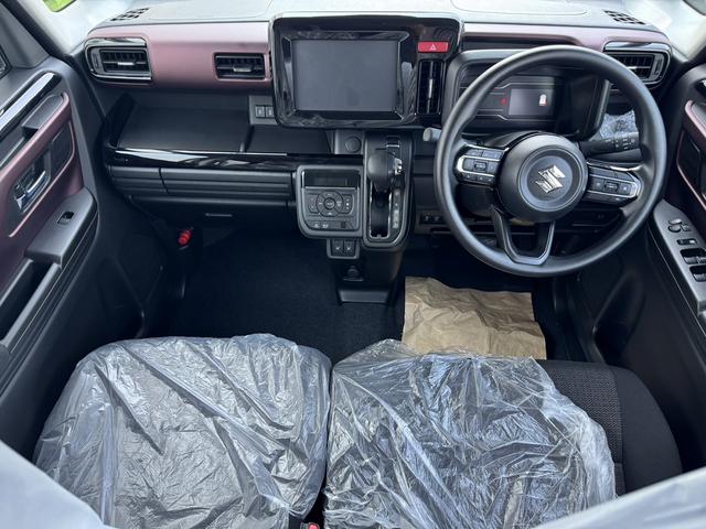 スペーシアカスタム ハイブリッドＧＳ　４ＷＤ　両側スライド・片側電動　クリアランスソナー　オートクルーズコントロール　レーンアシスト　衝突被害軽減システム　オートライト　ＬＥＤヘッドランプ　スマートキー　アイドリングストップ（5枚目）