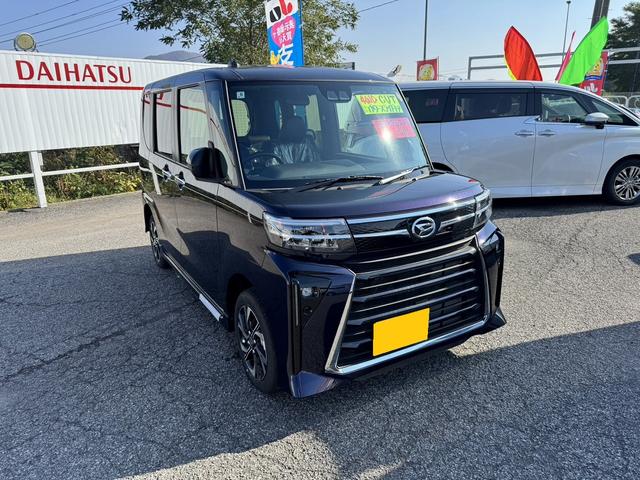 タント カスタムＸ　４ＷＤ　バックカメラ　両側電動スライドドア　クリアランスソナー　衝突被害軽減システム　オートライト　ＬＥＤヘッドランプ　スマートキー　アイドリングストップ　電動格納ミラー　シートヒーター　ベンチシート（15枚目）