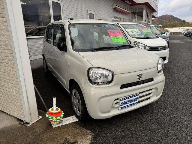 アルト L 4WD クリアランスソナー レーンアシスト 衝突被害軽減システム キーレスエントリー アイドリングストップ 電動格納ミラー シートヒーター CVT 盗難防止システム ABS ESC 衝突安全ボディ(3枚目)