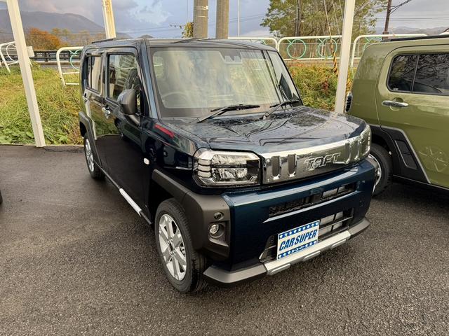 タフト Ｇ　クロムベンチャー　ディスプレイオーディオ　４ＷＤ　ＴＶ　クリアランスソナー　オートクルーズコントロール　衝突被害軽減システム　ＬＥＤヘッドランプ　ヘッドライトウォッシャー　電動格納ミラー　シートヒーター（3枚目）