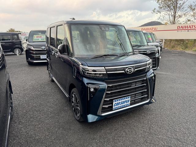 タント カスタムRS ディスプレイオーディオ 4WD 両側電動スライドドア クリアランスソナー 衝突被害軽減システム オートライト LEDヘッドランプ シートヒーター ベンチシート CVT 盗難防止システム ABS(15枚目)