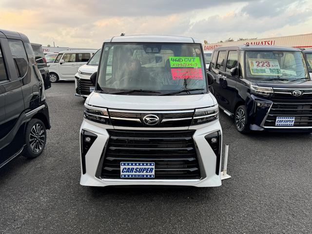 タント カスタムRSリミテッド ディスプレイオーディオ 4WD ETC 両側電動スライドドア クリアランスソナー オートクルーズコントロール 衝突被害軽減システム オートライト LEDヘッドランプ シートヒーター ベンチシート(15枚目)