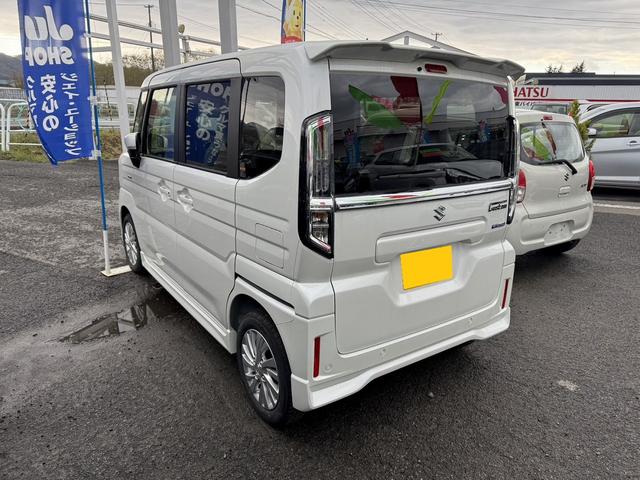 スペーシアカスタム ハイブリッドＧＳ　ステアリングスイッチ　シートヒーター　エンジンプッシュスタート　４ＷＤ　両側スライド・片側電動　クリアランスソナー　オートクルーズコントロール　レーンアシスト　衝突被害軽減システム　ＬＥＤヘッドランプ（5枚目）