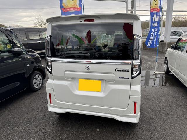 スペーシアカスタム ハイブリッドＧＳ　ステアリングスイッチ　シートヒーター　エンジンプッシュスタート　４ＷＤ　両側スライド・片側電動　クリアランスソナー　オートクルーズコントロール　レーンアシスト　衝突被害軽減システム　ＬＥＤヘッドランプ（6枚目）