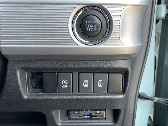 スペーシアギア ハイブリッドXZ ワンオーナー/4WD/社外オーディオ/両側パワースライドドア/パーキングセンサー/車線逸脱防止/衝突軽減ブレーキ/横滑り防止/純正LEDヘッドライト/フォグランプ/シートヒーター/ETC/取説/保証書(13枚目)