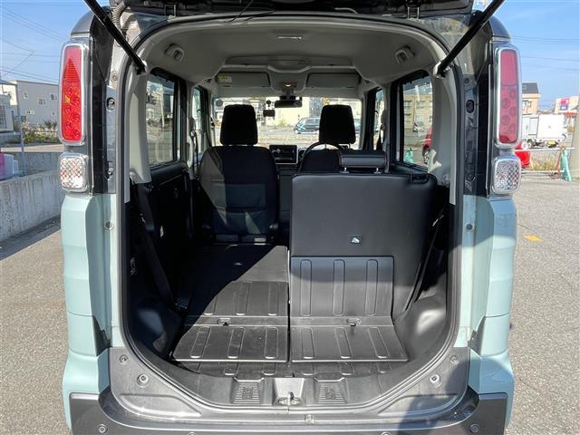 スペーシアギア ハイブリッドXZ ワンオーナー/4WD/社外オーディオ/両側パワースライドドア/パーキングセンサー/車線逸脱防止/衝突軽減ブレーキ/横滑り防止/純正LEDヘッドライト/フォグランプ/シートヒーター/ETC/取説/保証書(22枚目)