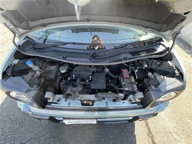 スペーシアギア ハイブリッドXZ ワンオーナー/4WD/社外オーディオ/両側パワースライドドア/パーキングセンサー/車線逸脱防止/衝突軽減ブレーキ/横滑り防止/純正LEDヘッドライト/フォグランプ/シートヒーター/ETC/取説/保証書(35枚目)