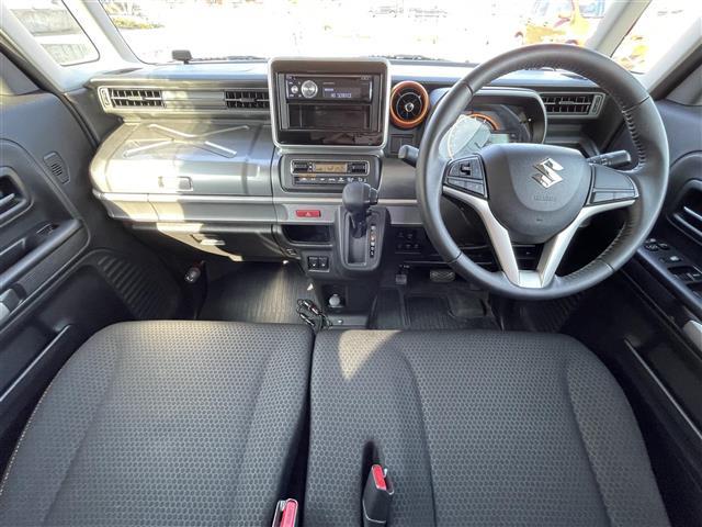 スペーシアギア ハイブリッドXZ ワンオーナー/4WD/社外オーディオ/両側パワースライドドア/パーキングセンサー/車線逸脱防止/衝突軽減ブレーキ/横滑り防止/純正LEDヘッドライト/フォグランプ/シートヒーター/ETC/取説/保証書(38枚目)