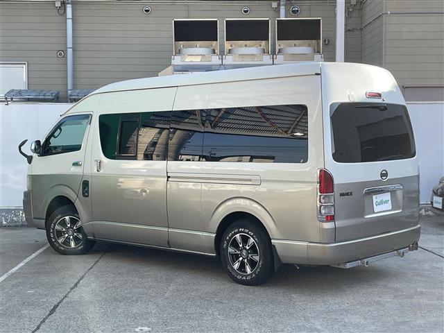 ハイエースバン ＳロングＤＸ　キャンピングカー／社外ナビ（ＢＴ／フルセグ／ＤＶＤ／ＣＤ／ラジオ）後席モニター／バックカメラ／ミラー型ドライブレコーダー／オートライト／ヒッチメンバー／スペアタイヤ（30枚目）