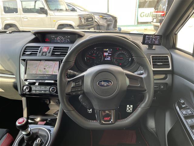 WRX STI STI タイプS 寒冷地仕様/4WD/STIエアロ/純正19AW/純正キャリパー/純正フロアマット/社外マフラー(FUJITSUBO)/レカロシート/パワーシートD/N/社外ナビ/フォグランプ/オートライト/横滑り防止(3枚目)
