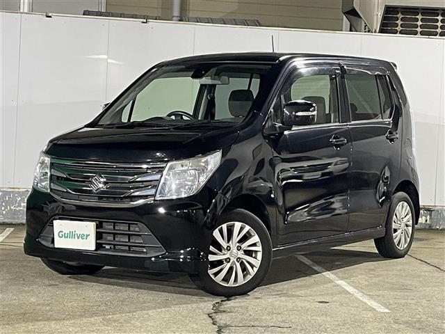 ワゴンＲ ＦＺ　４ＷＤ／寒冷地仕様／純正ミュージックサーバー／ＡＭ／ＦＭ／ＣＤ／ＡＵＸ／純正１４ＡＷ／純正フロアマット／ベンチシート／シートヒーター前席／アイドリングストップ／横滑り防止機能／衝突軽減システム（4枚目）