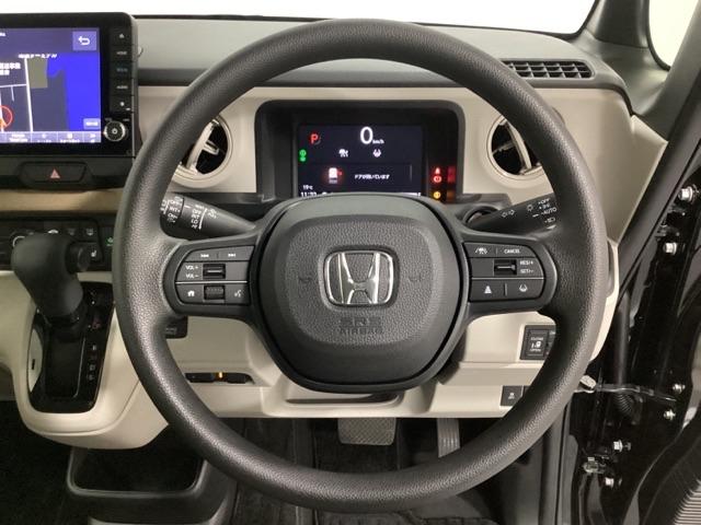 N-BOX ベースグレード 中古スタッドレスタイヤ、純正メモリーナビ、ドライブレコーダー前後装着+ETC付 当社デモカー 衝突軽減システム スマートキ- カーテンエアバック イモビライザー ECOモード 横滑り防止 キーフリー(15枚目)