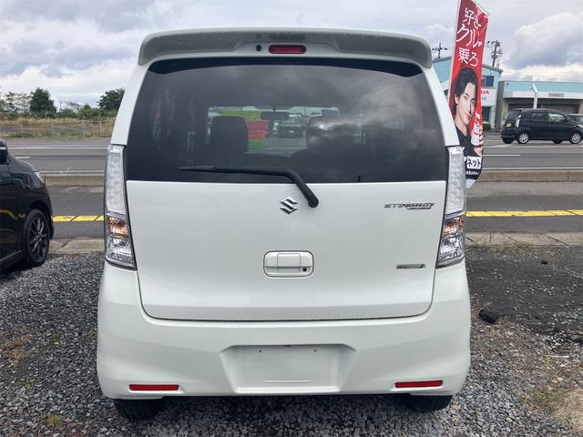 ワゴンＲスティングレー Ｔ　４ＷＤ　ＴＶ　オートライト　ＨＩＤ　スマートキー　アイドリングストップ　電動格納ミラー　シートヒーター　ベンチシート　ターボ　ＣＶＴ　盗難防止システム　ＡＢＳ　ＣＤ　ＤＶＤ再生　ＵＳＢ（17枚目）