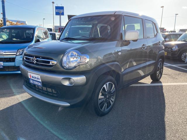 クロスビー ＨＹＢＲＩＤ　ＭＶ　３型　２ＷＤ　６ＡＴ　ナビ　ＥＴＣ　★中古車ご成約時にスズキ安心メンテナンスパックをご加入で、スズキ純正ナビ本体１５％ＯＦＦ！！、またはスズキ純正オプション本体１５％ＯＦＦ！！（工賃・付属品は別途頂戴いたします）★（3枚目）