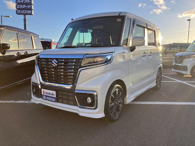 スペーシアカスタム カスタム　ＨＹＢＲＩＤ　ＸＳ　ＭＫ５３Ｓ　２ＷＤ　ＣＶＴ　★中古車ご成約時にスズキ安心メンテナンスパックをご加入で、スズキ純正ナビ本体１５％ＯＦＦ！！、またはスズキ純正オプション本体１５％ＯＦＦ！！（工賃・付属品は別途頂戴いたします）★（3枚目）