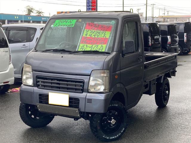 KCエアコン・パワステ 4WD 5速マニュアル オールペイント 35mmリフトアップ 14インチマッドタイヤ スキットプレート(3枚目)