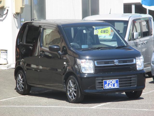 ハイブリッドFX 4WD ワンオーナー車 スズキセーフティパッケージ装着車 ヘッドアップディスプレイ ナビ地デジ バックカメラ シートヒーター 社外アルミホイール タイヤ新品装着済み(3枚目)