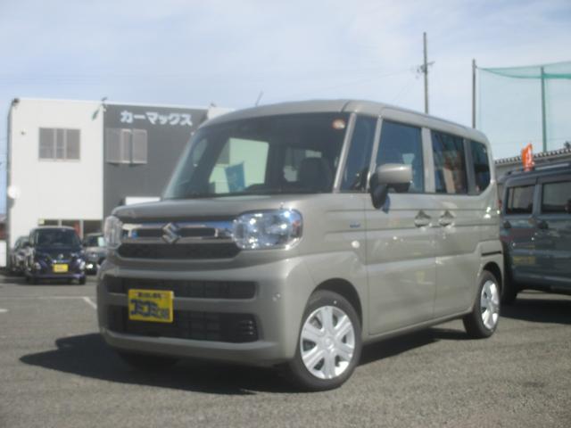 スペーシア ハイブリッドＸ　４ＷＤ車　全方位モニター付メモリーナビゲーション９インチ　フルセグＴＶ　ブルートゥース機能　スズキコネクト搭載　レーダーブレーキ　後席両側パワースライドドア　マット　バイザー　ノックスドール施工済車（10枚目）