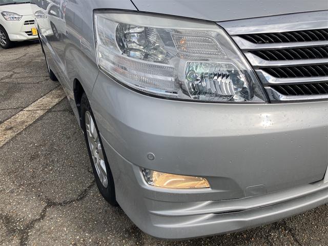 アルファードG MX Lエディション 4WD バックカメラ ナビ クリアランスソナー レーンアシスト 両側スライド・片側電動 オートライト HID キーレスエントリー 電動格納ミラー 3列シート AT アルミホイール CD MD(26枚目)