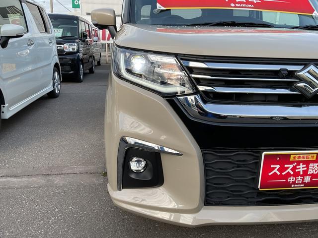 ソリオ ＨＹＢＲＩＤ　ＭＺ　２型　４ＷＤ　全方位モニタ付きナビ　両側リア電動スライドドア　アダプティブオートクルーズ　衝突被害軽減システム　横滑り防止機能　アイドリングストップ　プッシュスタート　オートエアコン　シートヒーター（34枚目）