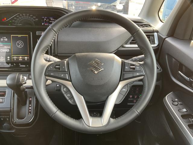 ソリオ ＨＹＢＲＩＤ　ＭＺ　２型　４ＷＤ　全方位モニタ付きナビ　両側リア電動スライドドア　アダプティブオートクルーズ　衝突被害軽減システム　横滑り防止機能　アイドリングストップ　プッシュスタート　オートエアコン　シートヒーター（49枚目）