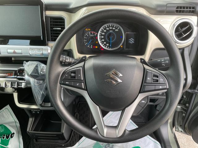 クロスビー ＨＹＢＲＩＤ　ＭＶ　４型　４ＷＤ　ナビ・オーディオレス　スノーモード付４ＷＤ　アダプティブオートクルーズ　衝突被害軽減システム　横滑り防止機能　アイドリングストップ　プッシュスタート　オートエアコン　シートヒーター　オートライト（18枚目）