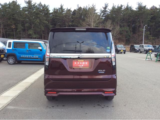ソリオ ＨＹＢＲＩＤ　ＭＺ　４ＷＤ　全方位モニタ付きナビ　両側リア電動スライドドア　アダプティブクルーズコントロール　衝突被害軽減システム　横滑り防止機能　アイドリングストップ　プッシュスタート　オートエアコン　シートヒーター（12枚目）