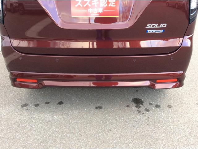 ソリオ ＨＹＢＲＩＤ　ＭＺ　４ＷＤ　全方位モニタ付きナビ　両側リア電動スライドドア　アダプティブクルーズコントロール　衝突被害軽減システム　横滑り防止機能　アイドリングストップ　プッシュスタート　オートエアコン　シートヒーター（40枚目）