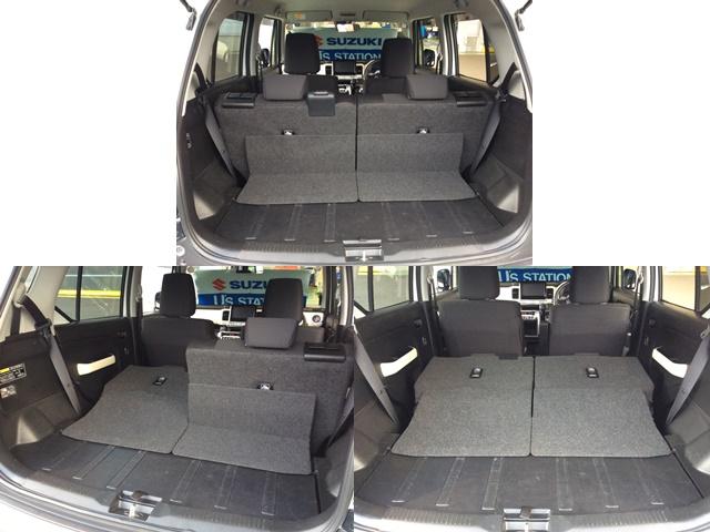 トランクルーム：リアシートのアレンジで荷室の広さも様々に！