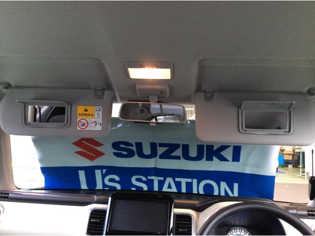 ルームランプとサンバイザー